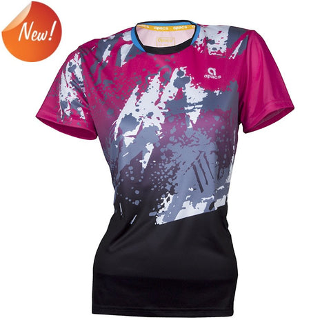 Apacs Ladies Dry-Fast T-Shirt (RN366P) - Pink/Black