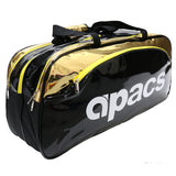 Double Compartment Racket Holdall - AP-2531 Black/Gold